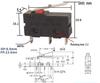 KW12 Mikro-Stativ Kippschalter, 5A/250V, KW11-3Z, Reiseendschalter