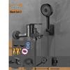 Yipan Wall-Mounted Shower Faucet & Bathtub Spout with Large Panel Shower Head