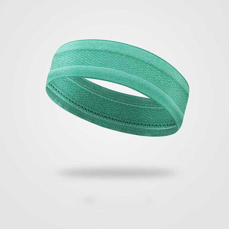 

Нескользящая спортивная повязка на голову, впитывающая пот, силиконовая фиксация, фитнес-лента, быстросохнущий головной убор для спортзала, бега, йоги, аксессуар высокой эластичности светло-зеленый