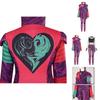 Descendants 3 Mal Cosplay Body z polyesterové směsi pro Halloweenskou tematickou kostýmovou párty
