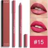 DUNUF 24-Color Waterproof Long-lasting Foam Lip Liner Set