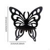 Butterfly Shape Corner Shelf Display Decor Wood Wall Storage Rack for Dorm Living Room