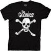 Ripple Junction The Goonies Men's Short Sleeve T-Shirt Movie Logo with Skull and Cross Bones Distressed Officially Licensed