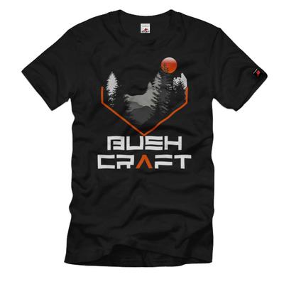 Bushcraft Bushcrafting Adventure Forest Survival Survival Tour T-Shirt #601