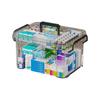Large Capacity Organizers Multilayer Designs Clear Lid Household Medicines Storage Box Portable And Sturdy