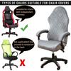 E-sports Gaming Chair Covers Stretchy Velvet Ergonomic Office Computer Game Chair Cover Home Chair SeatCover With Armrest Covers