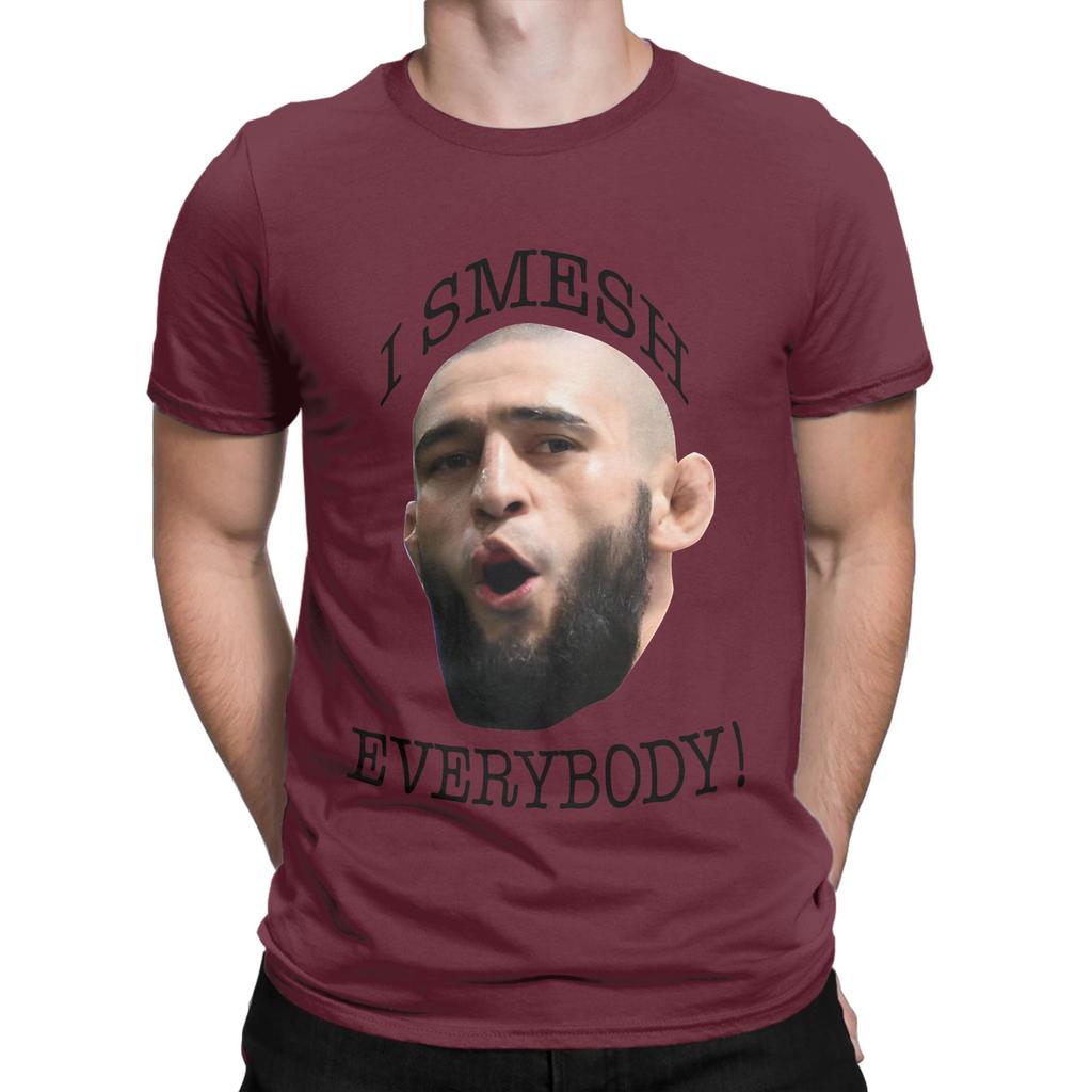 Khamzat Chimaevs Unisex T Shirts Vintage Tees Short Sleeve Round Neck TShirt 100 Cotton 4XL 5XL Clothes
