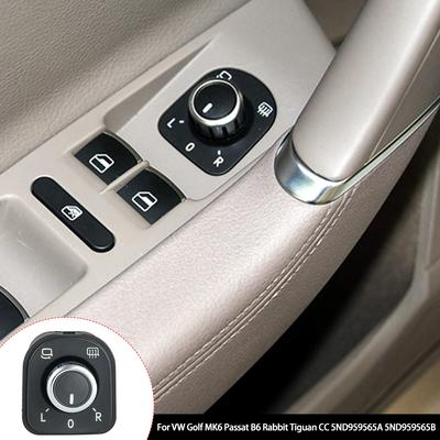 Interruttore di controllo dello specchietto retrovisore dell'auto Manopola di regolazione Manopola di riscaldamento Per VW Golf MK6 Passat B6 Rabbit Tiguan CC 5ND959565A 5ND959565B