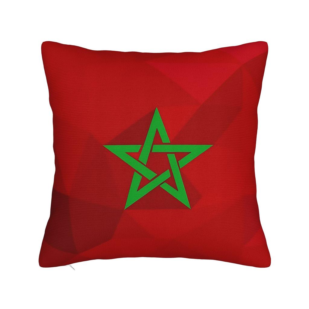 Pillow Cover Morocco The Kingdom Of Morocco Cute Funny Pillow Case For Sofa Couch Bed Living Room Pillowcases