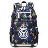 Football Printed Student Backpack Multifunctional Usb Interface Large Capacity Leisure Travel Backpack