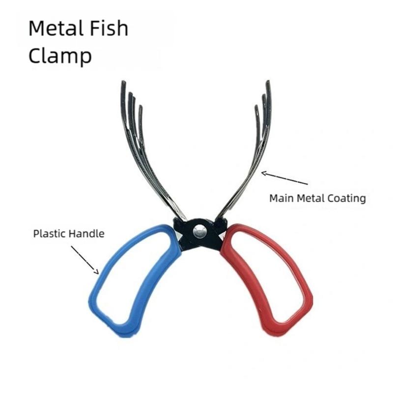Lightweight Aluminum Alloy Fishing Pliers with Antislip Teeth for Secure Fish Holding in Outdoor Fishing Environment