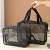 Mesh Bath Organizer Bag – Large Capacity Waterproof Storage for Travel, Fitness & Toiletries