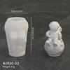 3D Weltraum-Astronaut Silikon-Kerzenformen Weich Leicht zu entformen Handgefertigt Luft- und Raumfahrt-Thema Gipsbasteln Harz Zementform