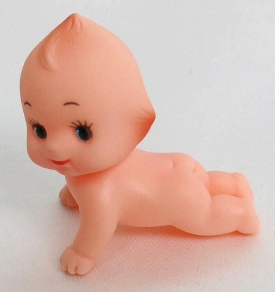Kewpie 5cm of Japanese-made dolls, crawling, (set 50)