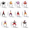 Witch Halloween Headwear Headband Photo Props Party Cosplay Costumes Dancing Party Skeleton Headband Halloween