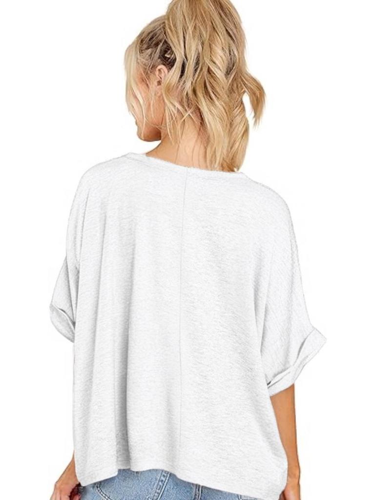 2024 European & American Women's Plus Size Casual Short-Sleeve Loose T-Shirt