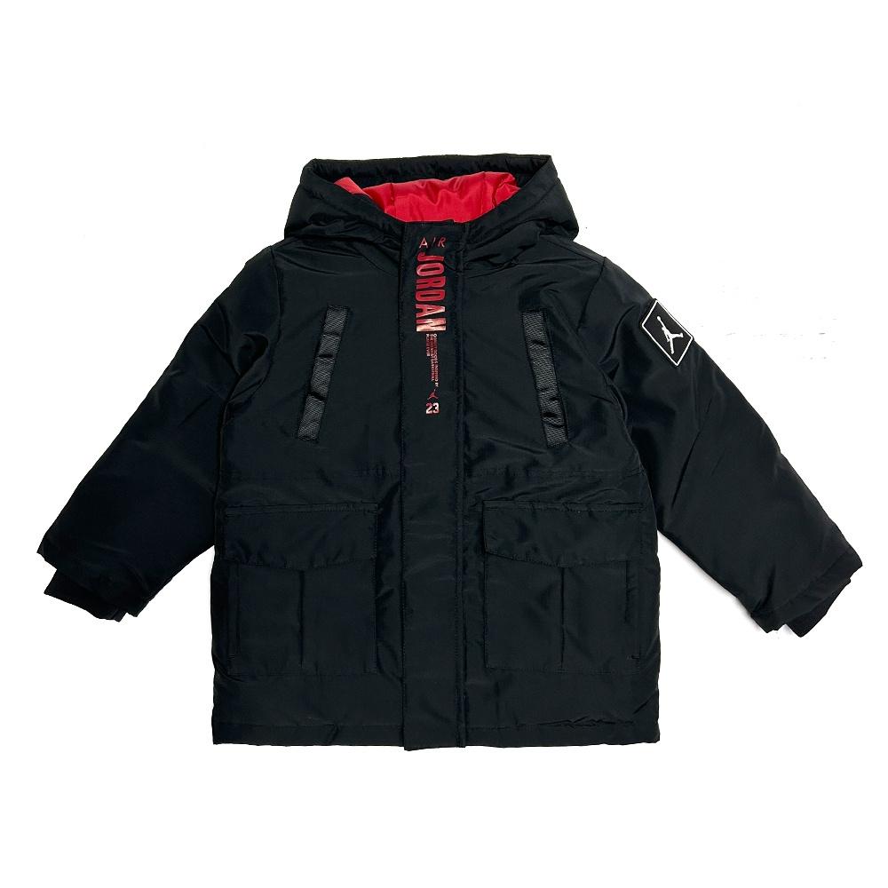 (PS) Air Jordan Winter Warm Parka Down Jacket Black Red Kids JD2342016GS-001 L