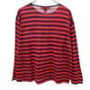 Loewe Made In Italy Old Border Pattern Long Sleeve T-shirt M Red Ron T Women Used
