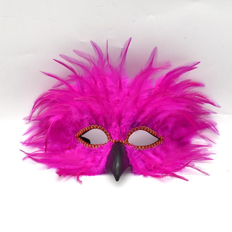 

Women Bird Beak Eagle Mask Cosplay Owl Feather Gothic Animal Masks Masqueade Halloween Carnival Dress Up Party Costume Gifts