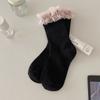Women's Spring and Summer New Style Net Lace Lace Ballet Windtube Stack Socks