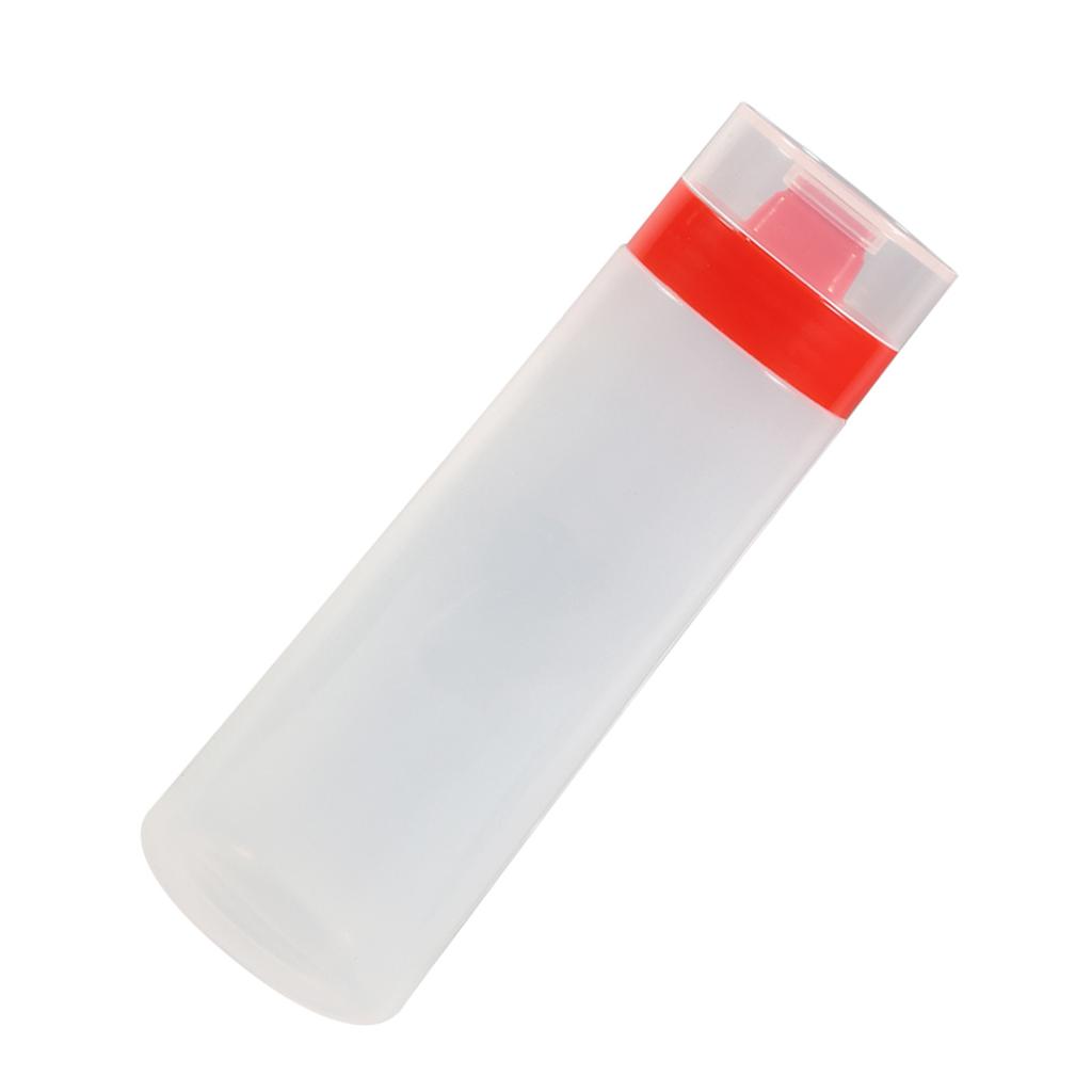 4‑Hole Squeeze Type Sauce Bottle Safe Resin For Ketchup Jam Mayonnaise Olive Oil Yellow/Red