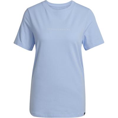 Sportswear Codes Doodle Camp Round Neck Sports Casual Short Sleeve T-Shirt Women T-Shirts Bright-Blue JX5323