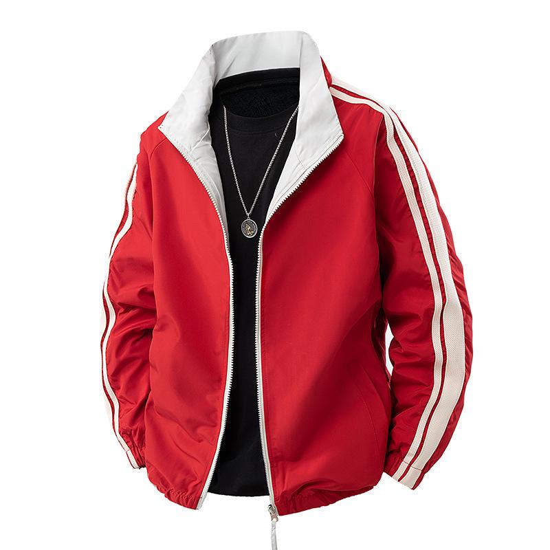 Spring New Loose Large Size Jacket for Men Korean Style Outdoor Casual Young Couple Wearing Double-sided Jacket Hollow