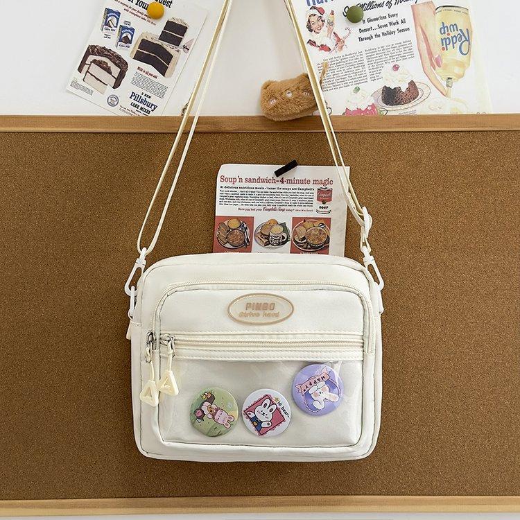 Harajuku Sweet Girls' Cute Ulzzang Ita Bag, New Style Women's Outing Shoulder Bag, Daily Commuting Casual Cross-body Bag