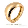 Jewelry Wide Glossy Irregular Wave Alloy Bracelet Bracelet Factory
