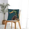 Mallard Smoking Cigarette Vintage Funny Mallard Duck Hunting Pillow Case Kawaii Pillow Cover Comfy Pillowcases Party Home Decor