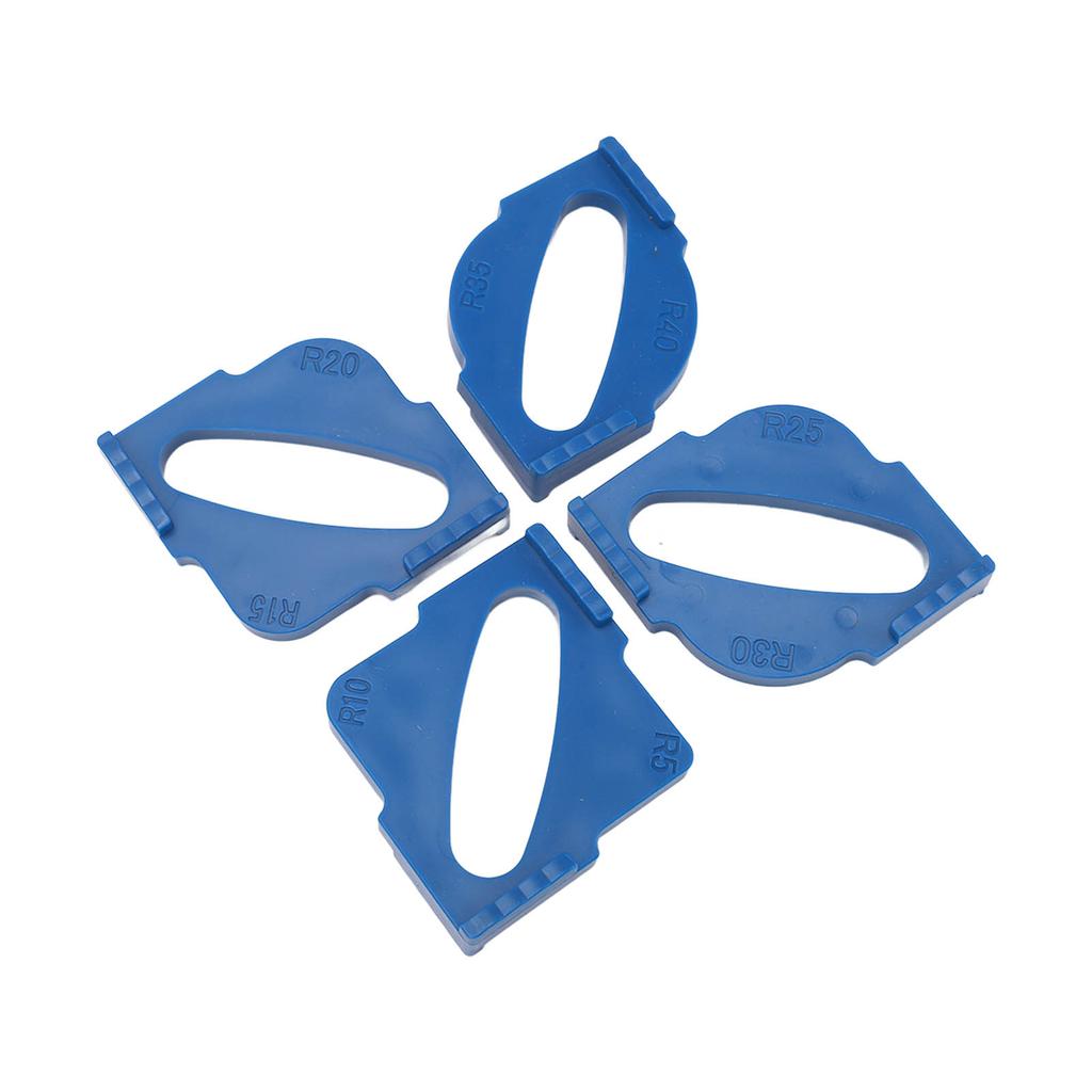 4Pcs Radius Jig Router Template R5 R10 R15 R20 R25 R30 R35 R40 Rounded Corner Radius Routing