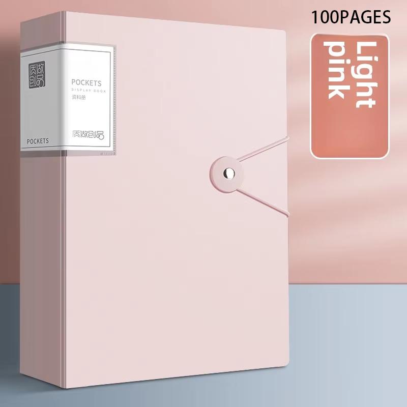 A4 Display Book-Large Capacity Premium Clear Folder,Portfolio Document Organizer for School Office Home,Artwork Presentation