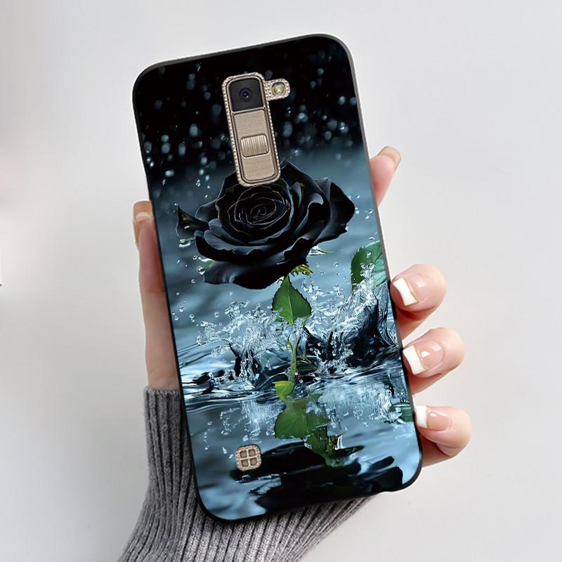 Casing For LG K10 2016 Super-Thin Slim Case Shockproof Bumper Luxury Cute Cool Boys Girls Black Matte Soft Silicone Back Cover