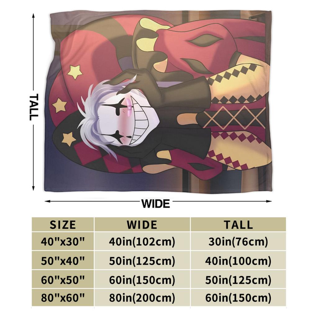 The Freak Circus Blanket Warm Cozy Fluffy  Throw Blankets for Bed 50x60 Inch Multi-size Plush Thin Quilt