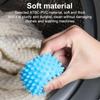 5Pcs Anti Winding Laundry Ball Circular Pure White Magic Cleaning Drum Washing Machine For Dirt Removal And Knotting