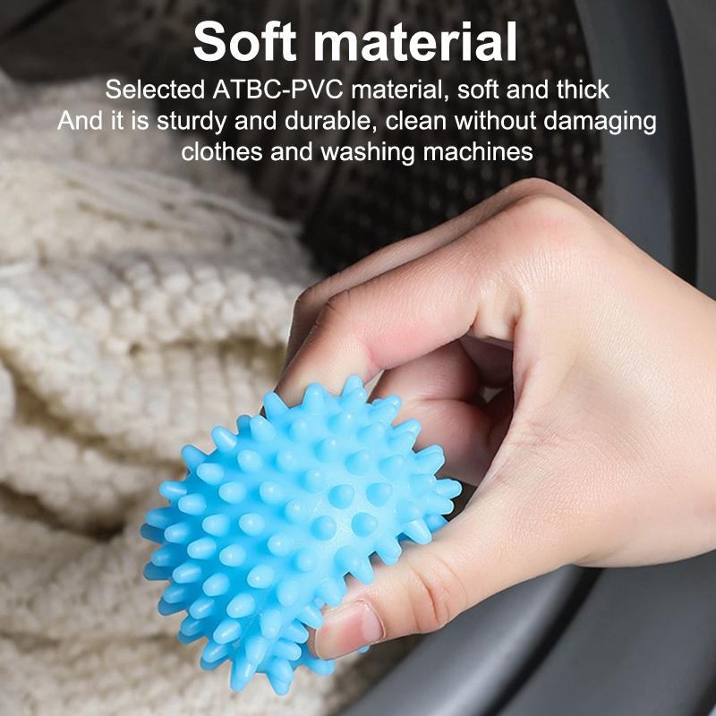 5Pcs Anti Winding Laundry Ball Circular Pure White Magic Cleaning Drum Washing Machine For Dirt Removal And Knotting