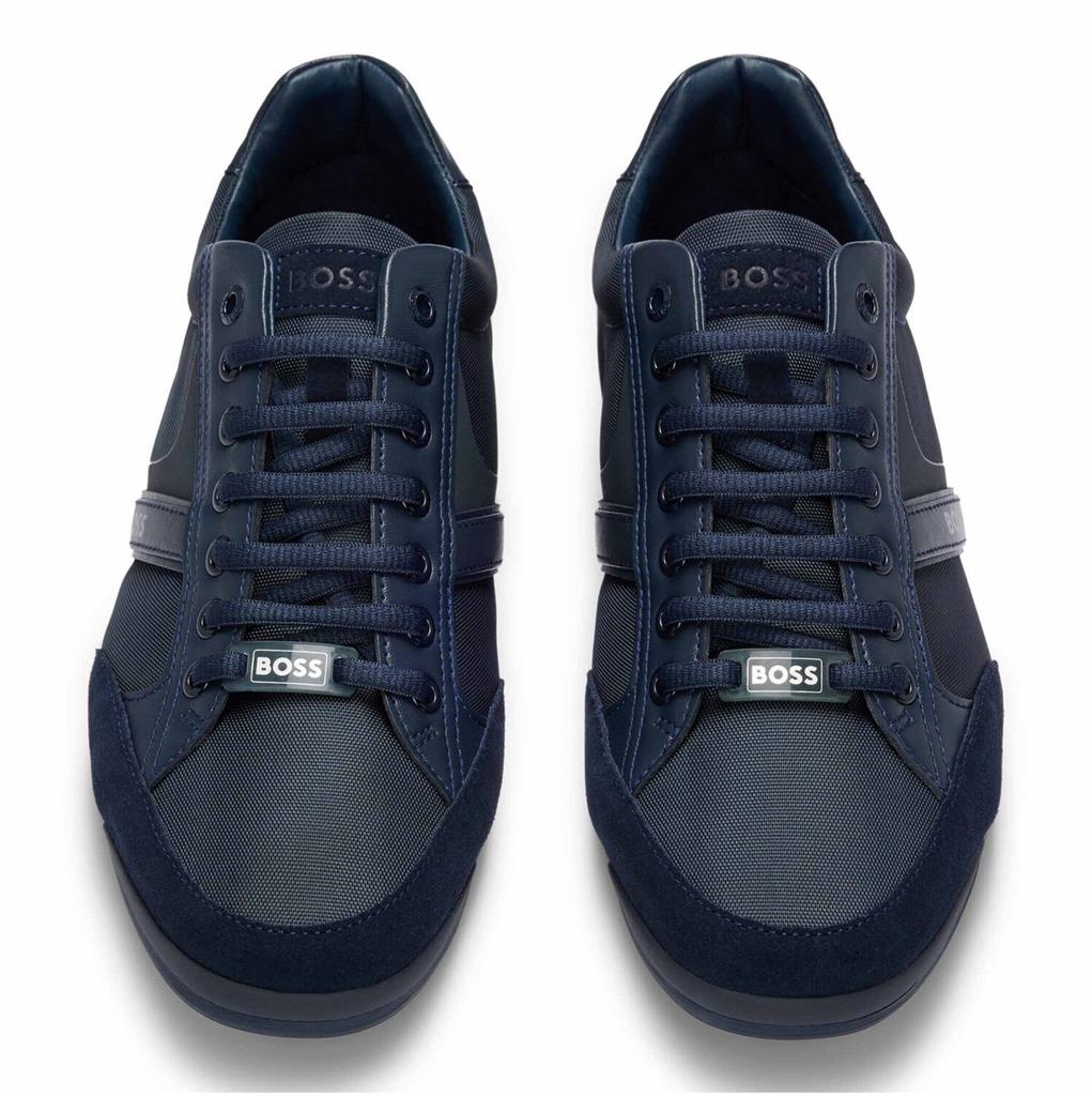 Кроссовки Hugo Boss Saturn Mix Low Top (50498265) темно-синие