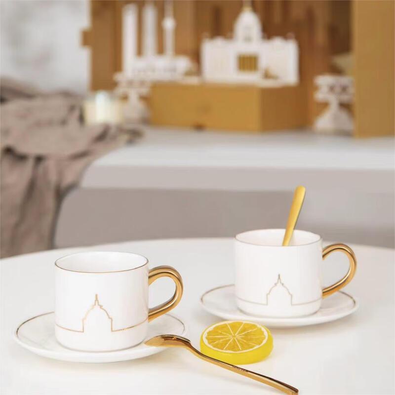 

Ancient Abundance Ceramic Double Cup Set