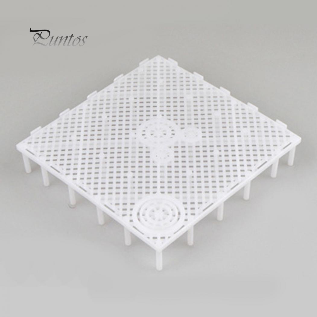 

Пластиковая фильтрующая пластина для аквариума с размером ячейки 3х3 мм., размер пластины14.5 см x 14.5 см., 1 шт #01 White Without Nozzle