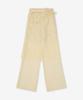 Mejongseupesyeol Side Gather Wrap Lace Skirt Pants - Yellow / 21261465809Yel