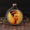 Ancient Egyptian Scarab Glass Dome Pendant Necklace Ancient Eye of Horus Egyptian Jewelry Fashion Charm Women Gifts