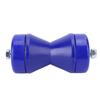90mm Boat Trailer Bow Roller Shock Absorbing Wearproof Impact Protection PVC Bow Stop Bell Roller Blue