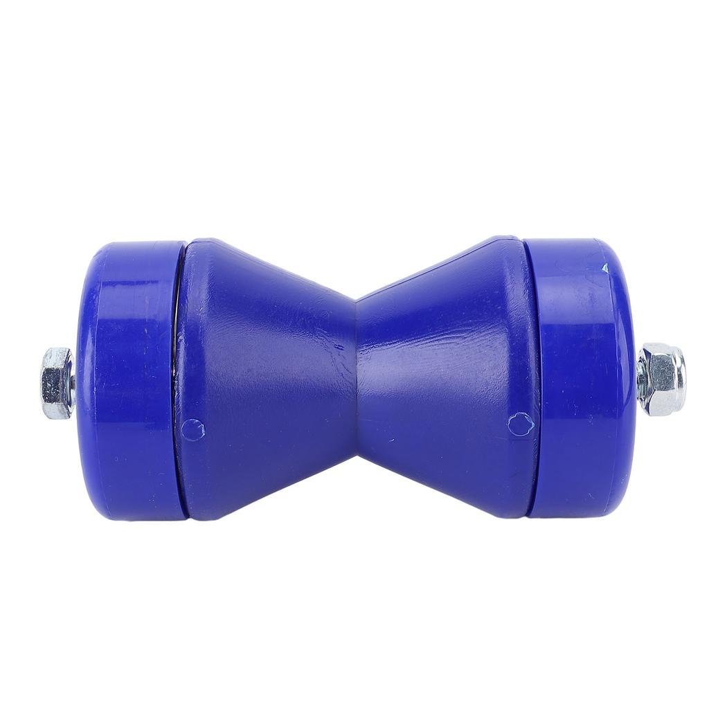 90mm Boat Trailer Bow Roller Shock Absorbing Wearproof Impact Protection PVC Bow Stop Bell Roller Blue