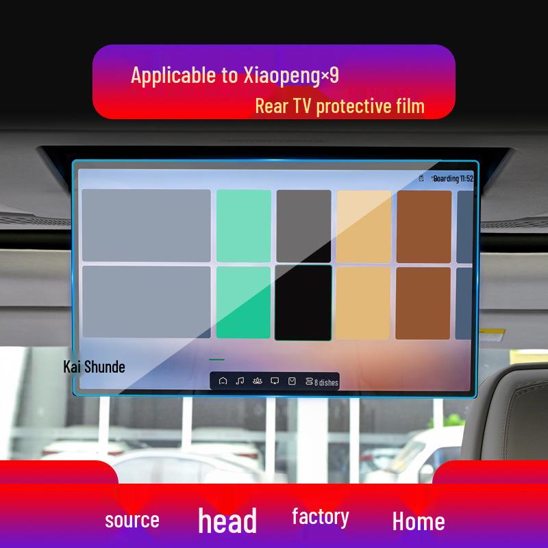 Xiaopeng G3, P7+, P5, X9 Navigation and Instrument Tempered Film Protector