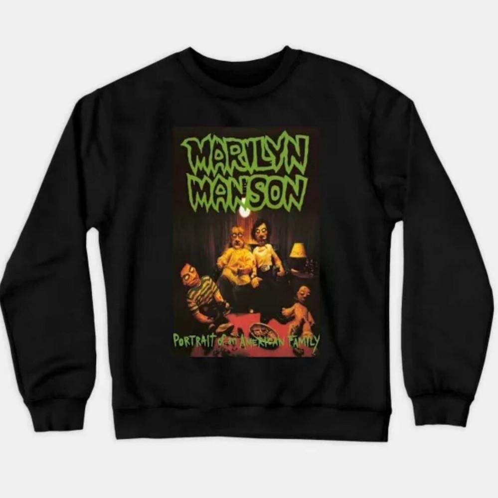 

МЕРЧ MARILYN MANSON ВИНТАЖНЫЙ СВИТШОТ Т112 4XL