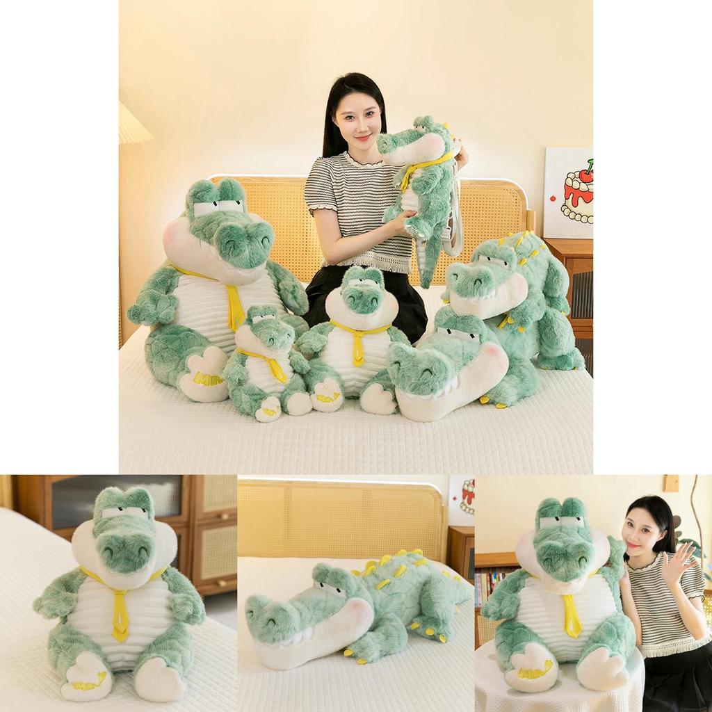 Entzückendes Herr Krokodil Plüschtier Perfekt für Kinder und Erwachsene Weiches Kuschelkissen Geschenk