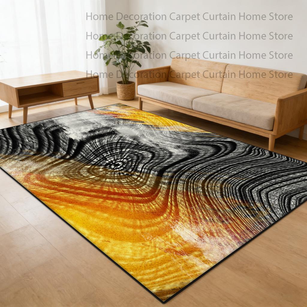 Modern Luxury Carpet Abstract Living Room Decor Bedroom Dining Room Floor Mat Antiskid Easy Cleaning Soft Rug Short Velvet