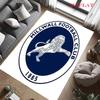 Millwall F.C. Poster Tappeto Tappetino con Logo per Soggiorno Camera da Letto Casa Decorazione Divano, Tappetino Antiscivolo per Giochi Bambini