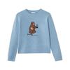 INMAN Women's Cartoon Bear Knit Pullover Sweater