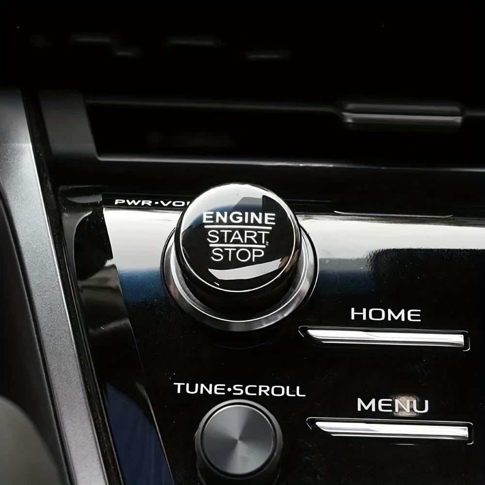 Premium Aluminum Alloy Engine Button Cover Ring Trim for Toyota Corolla, , , , GT86 & CHR - Sleek Interior Upgrade